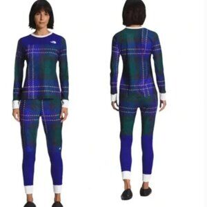 The North Face Women's Plus Size Waffle Knit Base Layer Pajama Set Size XXXL